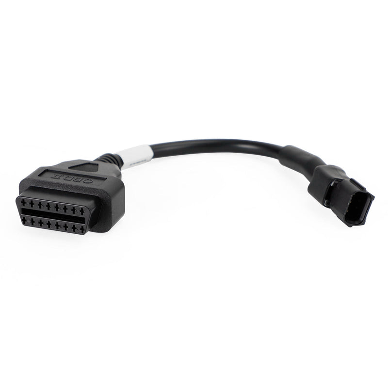 Motorsykkel 3 pins til 16 pins OBD adapter OBD2 diagnosekabelkontakt for KYMCO