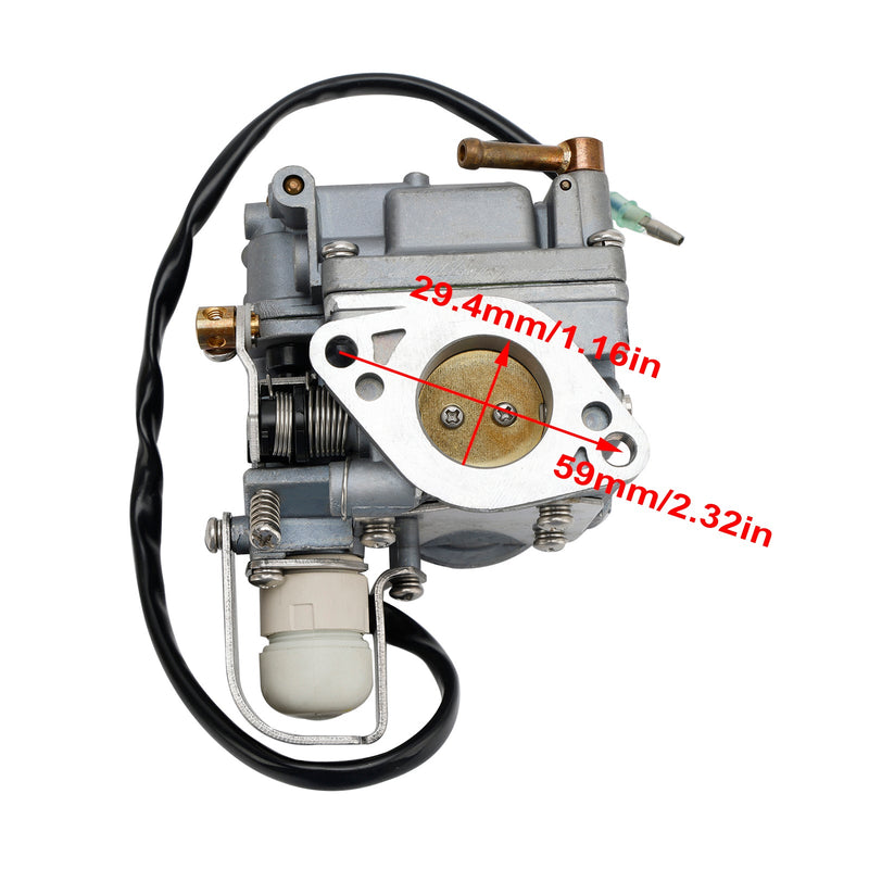 Carburador compatible con Yamaha F20C 4 tiempos 20 HP 6AH-14301-20