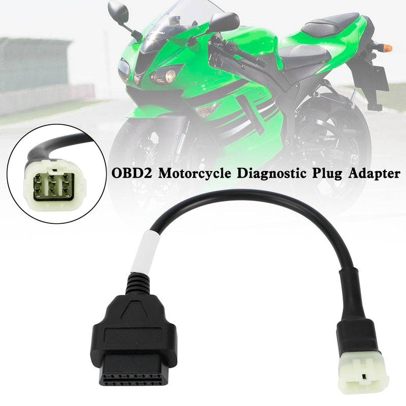 Kawasaki Motocyklový Skútr Kabel ATV OBD2 6kolíkový adaptér diagnostického konektoru