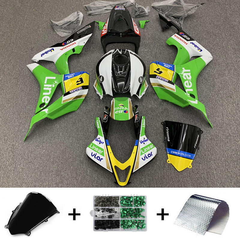 Amotopart Honda CBR600RR 2007-2008 F5 Juego de carenado Cuerpo Plástico ABS