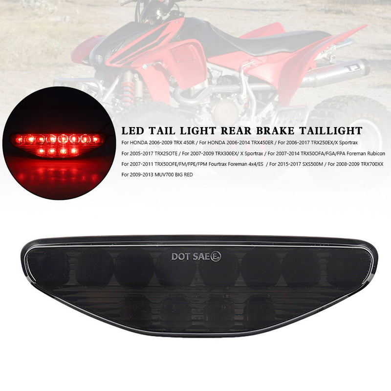 LED takajarrun takavalon takavalo Honda TRX450R ja TRX450ER 2006-2014 musta