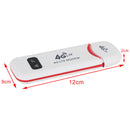 Enrutador inalámbrico 4G LTE WiFi módem de banda ancha móvil USB Dongle desbloqueado blanco