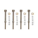 4X Vergaser-Umbausatz Leerlaufschraube Zündkerze passend für 90-06 Big Twin 27006-88