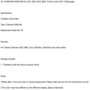 20" MOOTTORISAHAN OHJAUSTANKO 52CC 58CC 62CC 68CC 76 vetonivelet 0,325" 0,058 Gauge Generic