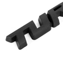 Metall 3D Turbo Logo Auto Emblem Abzeichen Aufkleber Kofferraum Stoßstange Aufkleber Silber generisch