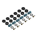 6 stykker drivstoffinjektor reparasjonstetning konverteringssett egnet for Toyota 3VZE 1988-1995 3.0L lastebil