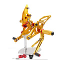 Conjunto traseiro ajustável de apoio para os pés traseiro para Yamaha MT-07 FZ-07 MT07 Generic