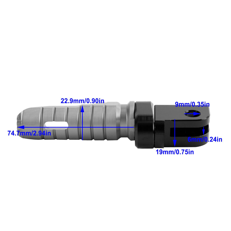 Apoio para os pés dianteiro Apoio para os pés para INTERCEPTOR 650 2018-2023, Hunter 350 2022-2023