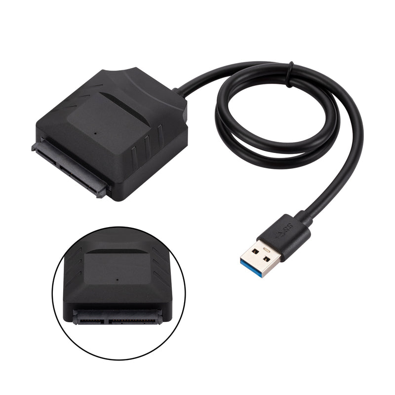 USB3.0 - SATA-kiintolevyn muunnoksen kaapeli tukee 2,5/3,5 tuuman HDD SSD plug and play -liitäntää