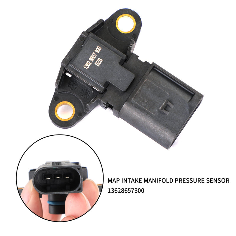 Luftansaugdrucksensor MAP-Sensor 13628657300 Für BMW 1 3 5 6 7 Series 02-13 Generic