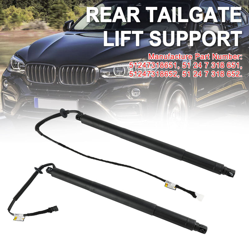 BMW X6 F16 F86 2014-2019 51247318651 2st Baklucka Power Lift Support