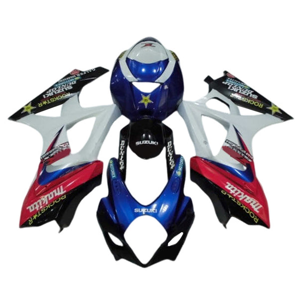 Amotopart Suzuki GSXR1000 2007–2008 K7 Verkleidungsset, Karosserie, Kunststoff, ABS