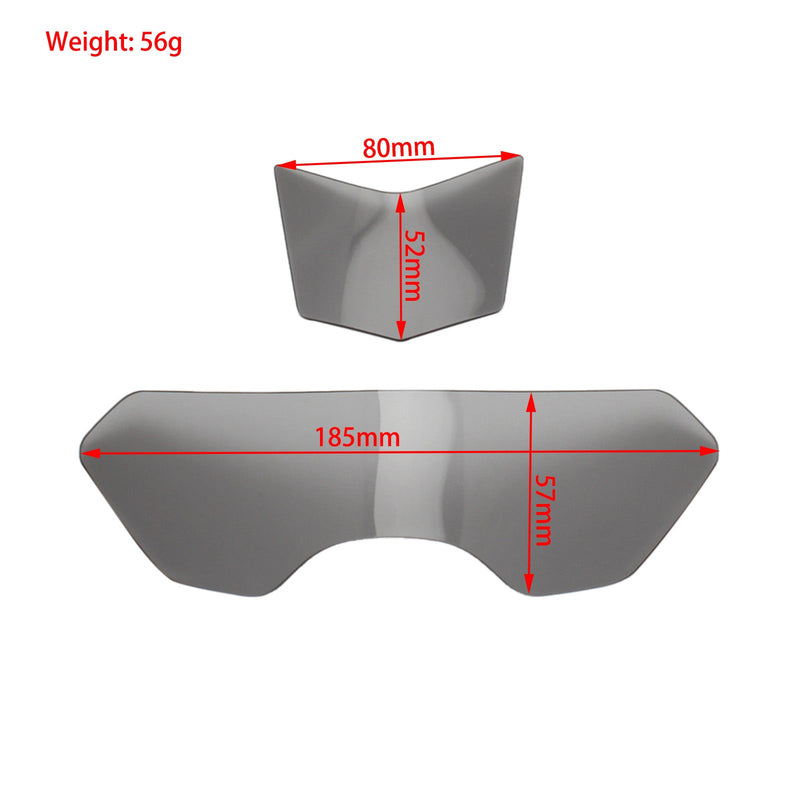 Frontscheinwerfer-Objektivschutz passend für Yamaha Mt-15 M-Slaz M Slaz 16-18 Smoke Generic