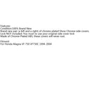 Batterisidepaneldæksel krom til Honda Magna VF 750 VF750C 1994-2004