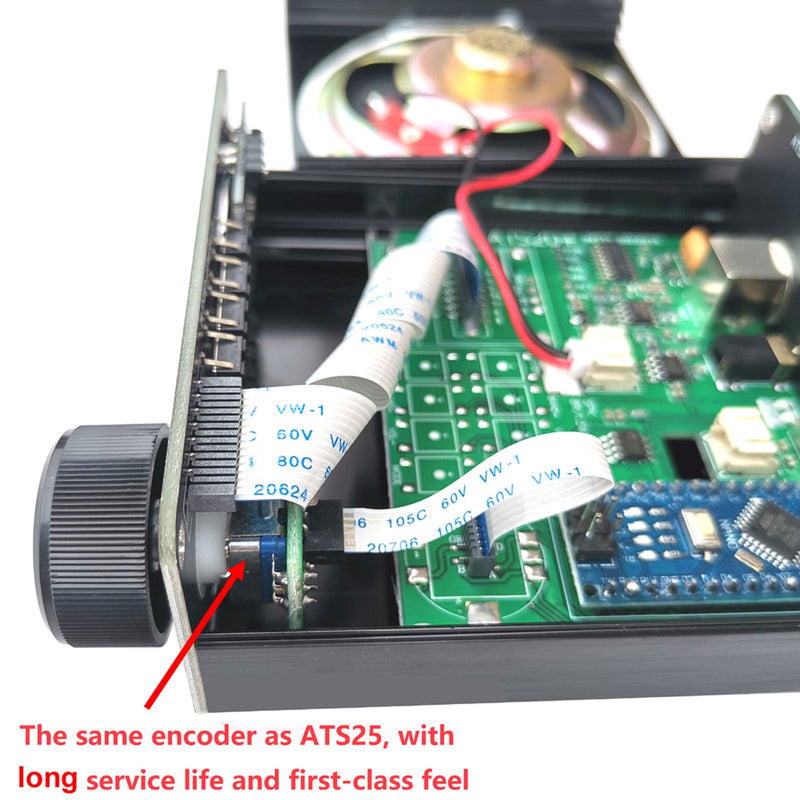 Ny ATS-20+ Si4732 all-band DSP radiomottaker FM LW MW SW med 2,4" berøringsskjerm