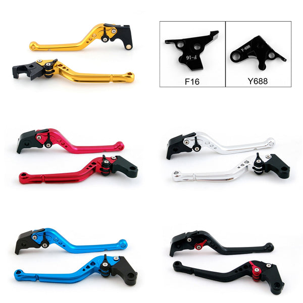 Brake Clutch Levers For Yamaha  FAZER/GT FZ6R FZ8 XJ6 FZ6-Fazer/S2 Black