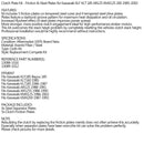 Spojková sada ocel a třecí lamely pro Kawasaki KLF KLT 185 kmx125 200 1985-2002