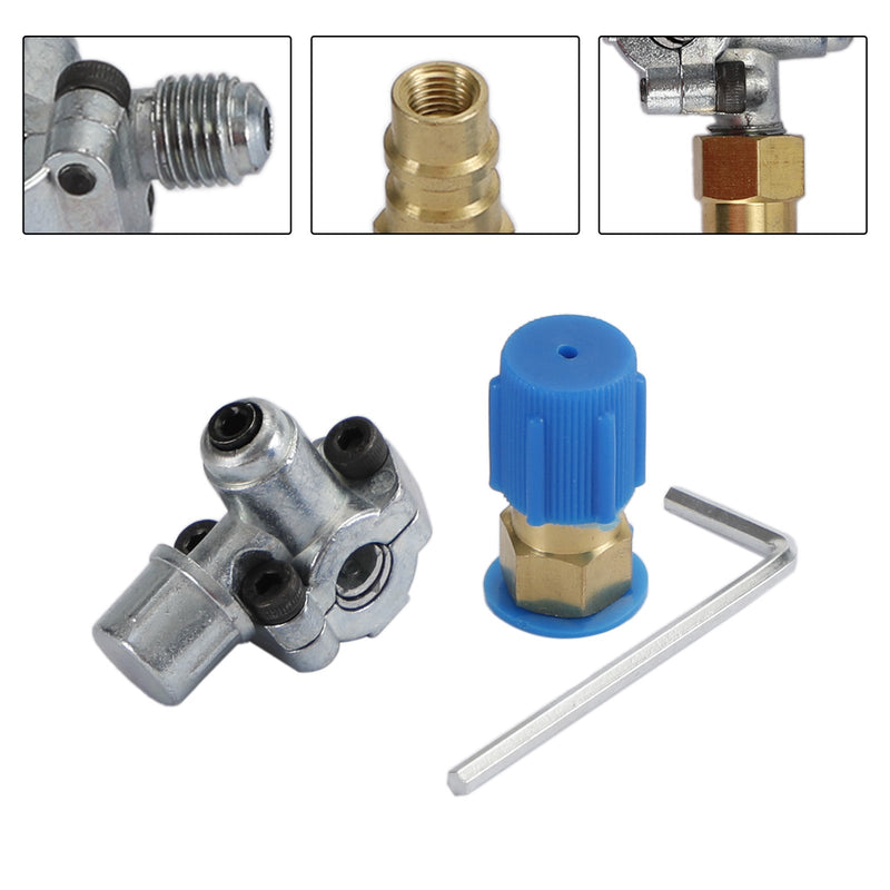 Für Kältemittel R12 R22 R134A A/C Nachrüstventil &amp; BPV31 Bullet Piercing Tap Kits