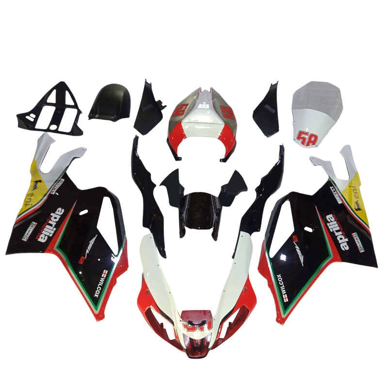 Conjunto de carenagens Amotopart Aprilia RSV1000 2003-2006, corpo, plástico