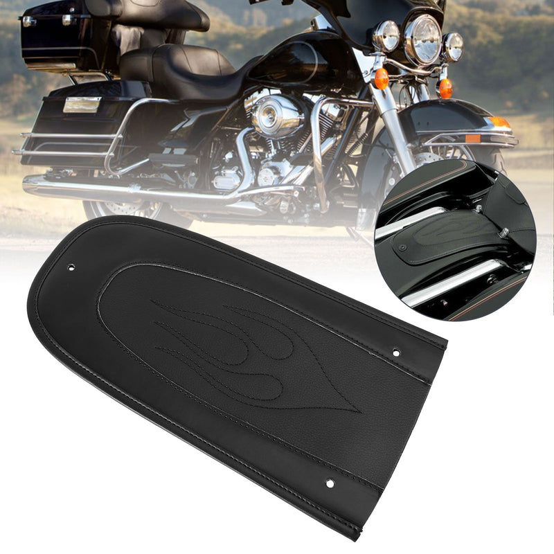 Flame Stitch PU Couro Traseiro Fender Babador Único Assento para Touring Electra Road Glide