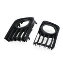 2 Stück Stoßstange Nebelscheinwerfer Kühlergrill Zierblende passend für Toyota Prius 2004–2009 05 06 07 08 schwarz generisch