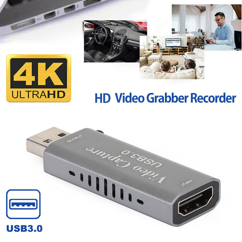 4K 1080p 60fps HD zu USB 3.0 Video Capture Card Game Live Recorder Plug and Play