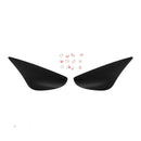 Capa protetora da lente do farol dianteiro se encaixa na Kawasaki Zx-6R Zx 6R 636 preta genérica