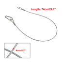 1/5/10 ks 29,1" bezpečnostní kabel z ocelového drátu pro světelnou příchytku jevištního světla