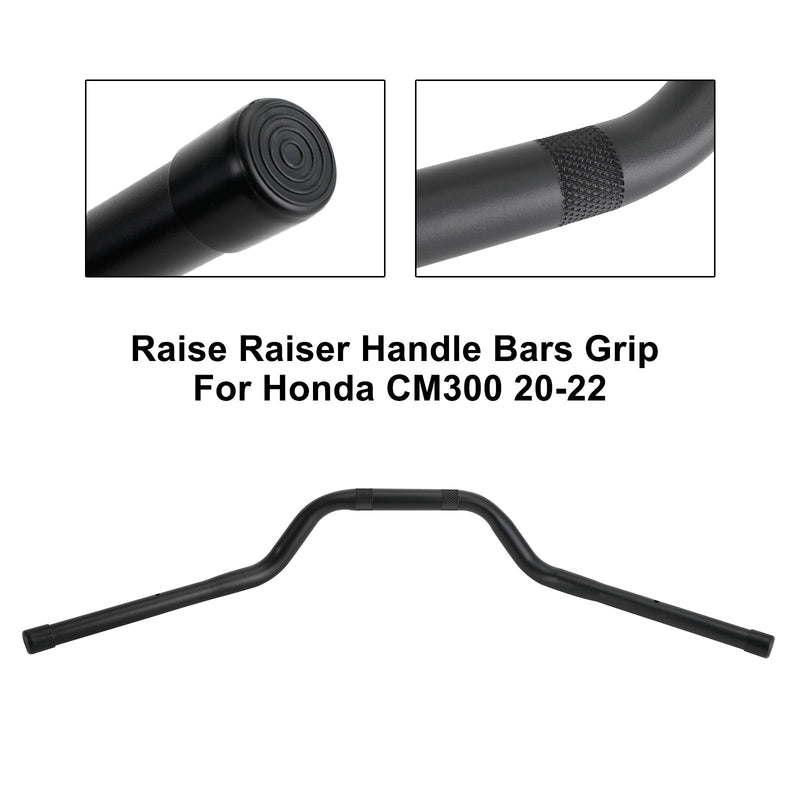 Honda Cm300 2020-2022 yleiskäyttöinen 7/8" 22 mm nostomoottoritanko ohjaustanko musta