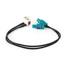 Fakra anténní adaptér rádiové antény pro VW RNS RCD510/310/315 Seat Škoda Columbus Generic