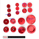 18x tampas de cobertura lateral de alumínio cnc, plugues adequados para bmw r1200gs 2013-2019 genérico