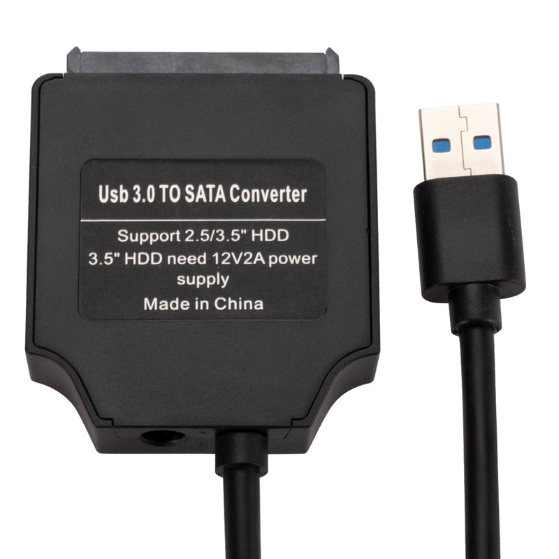 Kabel konwertujący dysk twardy USB3.0 na SATA obsługuje technologię Plug and Play 2,5/3,5-calowego dysku twardego SSD