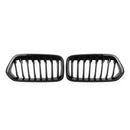 Lesklá černá mřížka předního nárazníku vhodná pro BMW X2 Series F39 2018-2023 Generic