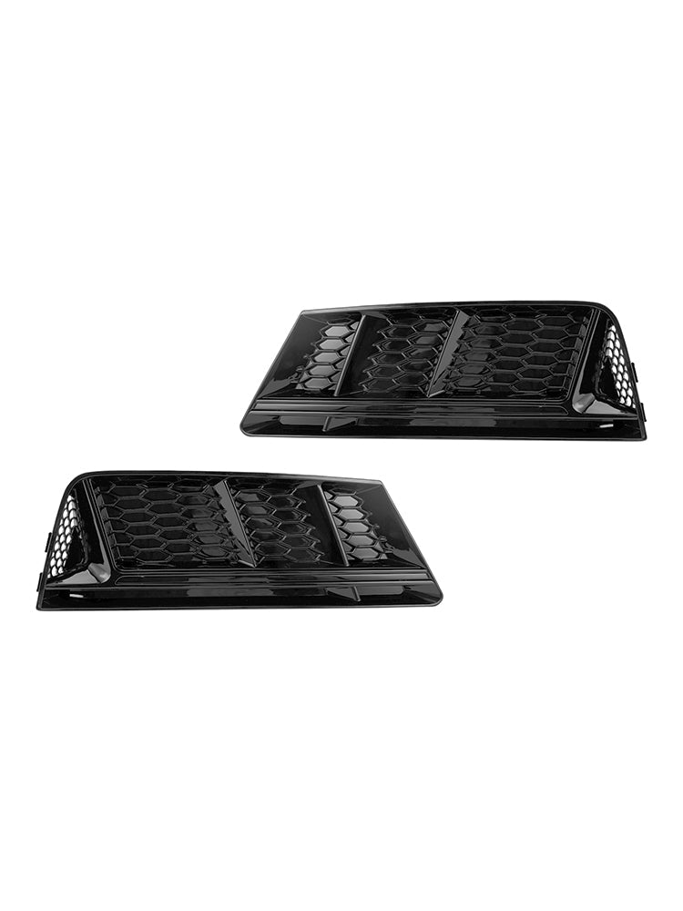 AUDI A4 B9 2016-2018 Grill świateł przeciwmgielnych Dolny grill zderzaka Chrom