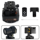 ZIFON YT-1000 Fjärrkontroll 360° Panorama Roterande stativhuvud för Gopro DSLR-telefon