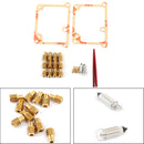 4x motorcykel karburator carb genopbygnings reparationssæt egnet til Yamaha Banshee YFZ350 Generic