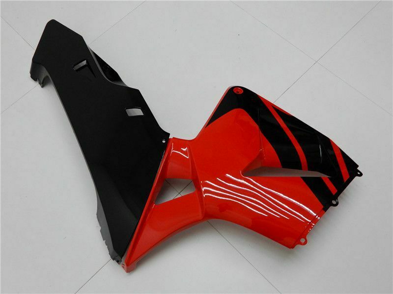 Kåpesett egnet for Honda CBR600RR 2005 2006, rød kropp, ABS, svart, rød, generisk