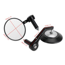 Dvojice 22mm vlastních antireflexních zrcadel s kulatými černými předlitky