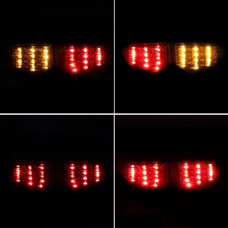 2003-2005 Yamaha YZF R6 YZF R6S Integrierte LED-Rücklicht-Blinker Rauch