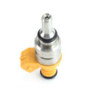 Pacote de 4 injetores de combustível 0K30E13250 adequados para Kia Rio 1.6L L4 2001-2005 FJ640 Genérico