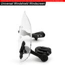 Motorsykkel Justerbar Clip On Windshield Extension Spoiler Vindavviser