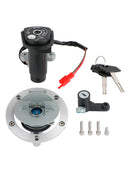 Cerradura de encendido, tapa del depósito y cerradura del asiento aptos para Yamaha YZF-R15 MT-15 2013-2018