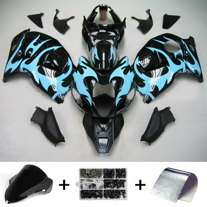 SUZUKI HAYABUSA GSXR1300 1999-2007 KIT DE CARENAGEM CORPO PLÁSTICO ABS