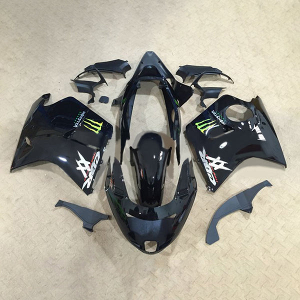 Amotopart Honda CBR1100XX SuperBlackBird 1996-2007 Fairing Set Body ABS