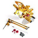 Pedal traseiro preto para Honda CBR600RR ABS 2009-2015 2014 genérico