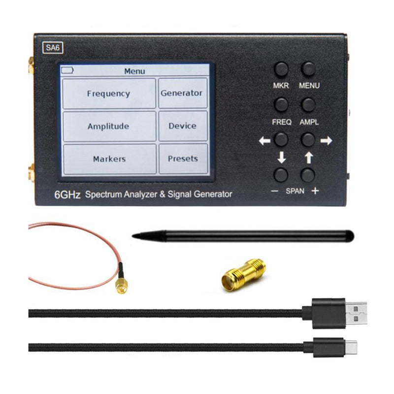 Gerador de sinal analisador de espectro Wi-Fi 2G 4G LTE CDMA GSM GPRS SA6 6GHz