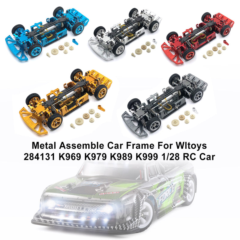 Wltoys 284131 K969 K979 K989 K999 1/28 RC Car Metal Montera bilram