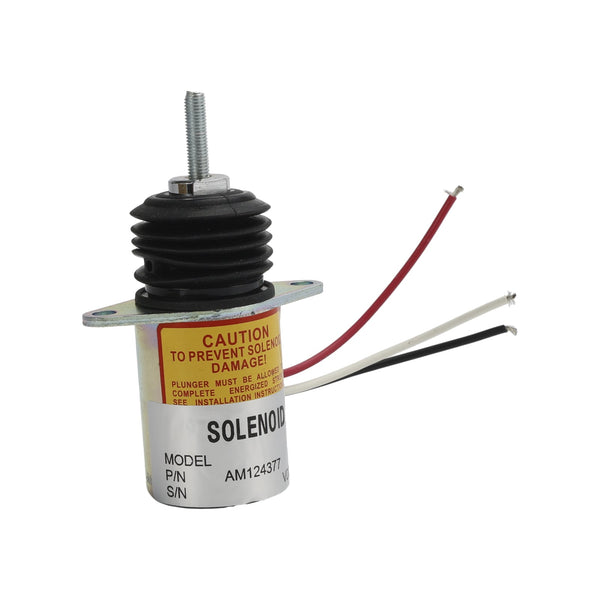 AM124379 AM124377 12V drivstoffavstengningssolenoid for John Deere 655 755 856