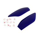 Tampa protetora da lente do farol dianteiro se encaixa Yamaha Yzf-R6 Yzf R6 98-02 Azul Genérico