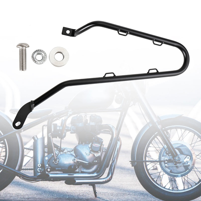 Triumph Bobber 2017-2023 monteringsbrakett for sideseteveske svart venstre